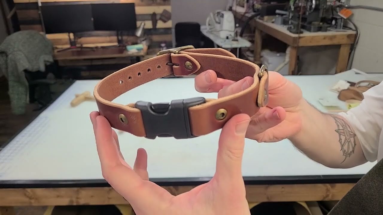 Making Our Deluxe Leather Dog Collar
