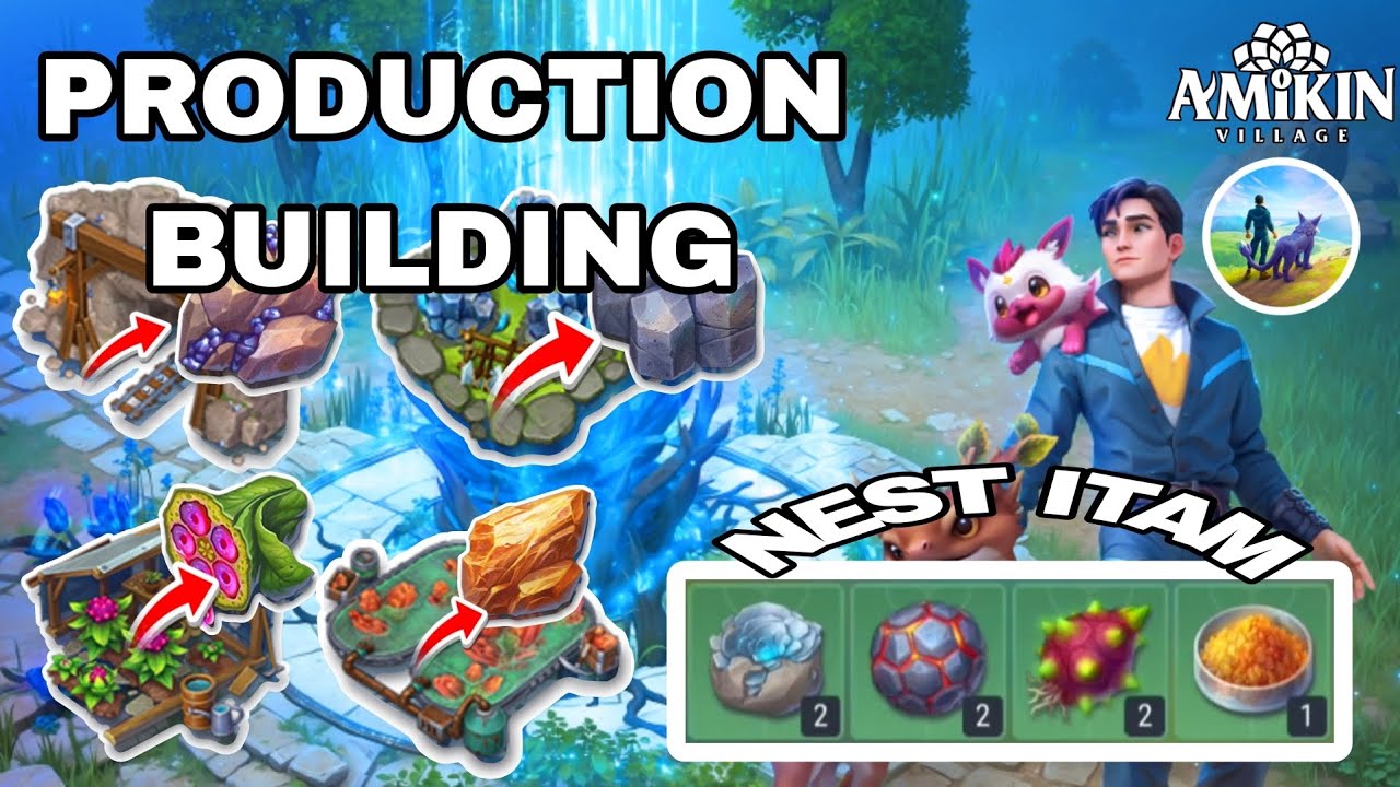 🙇‍♂️ AMIKIN VILLAGE | NEW PRODUCTION BUILDING | FIND REPAIR COST ITAMS | BASE ADJUSTMENT GUIDE | 142