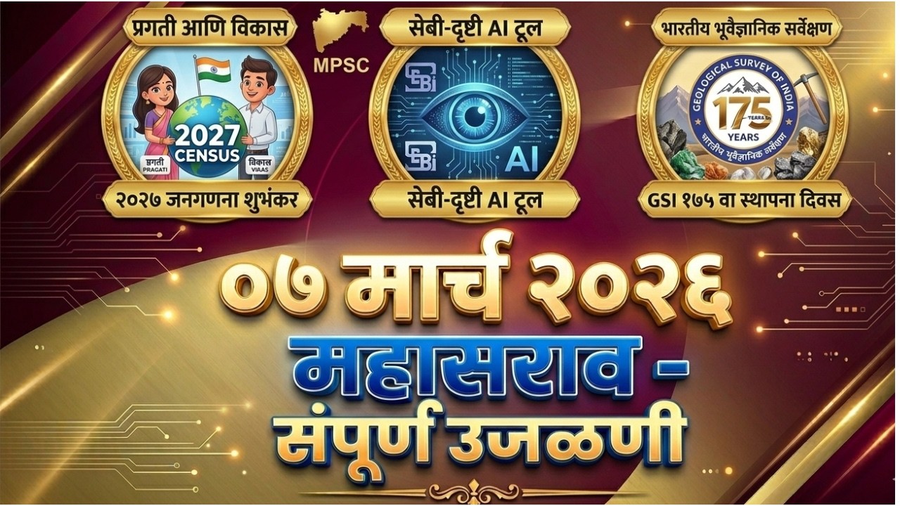 MPSC Combine I Rajseva I Lokseva I Current Affairs 07-03-2026