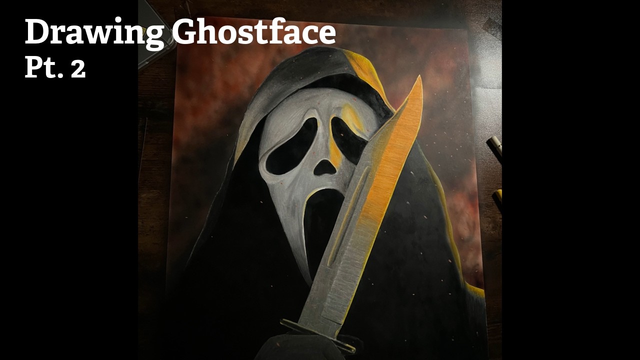 Drawing Ghostface from Scream 7! - Pt. 2
