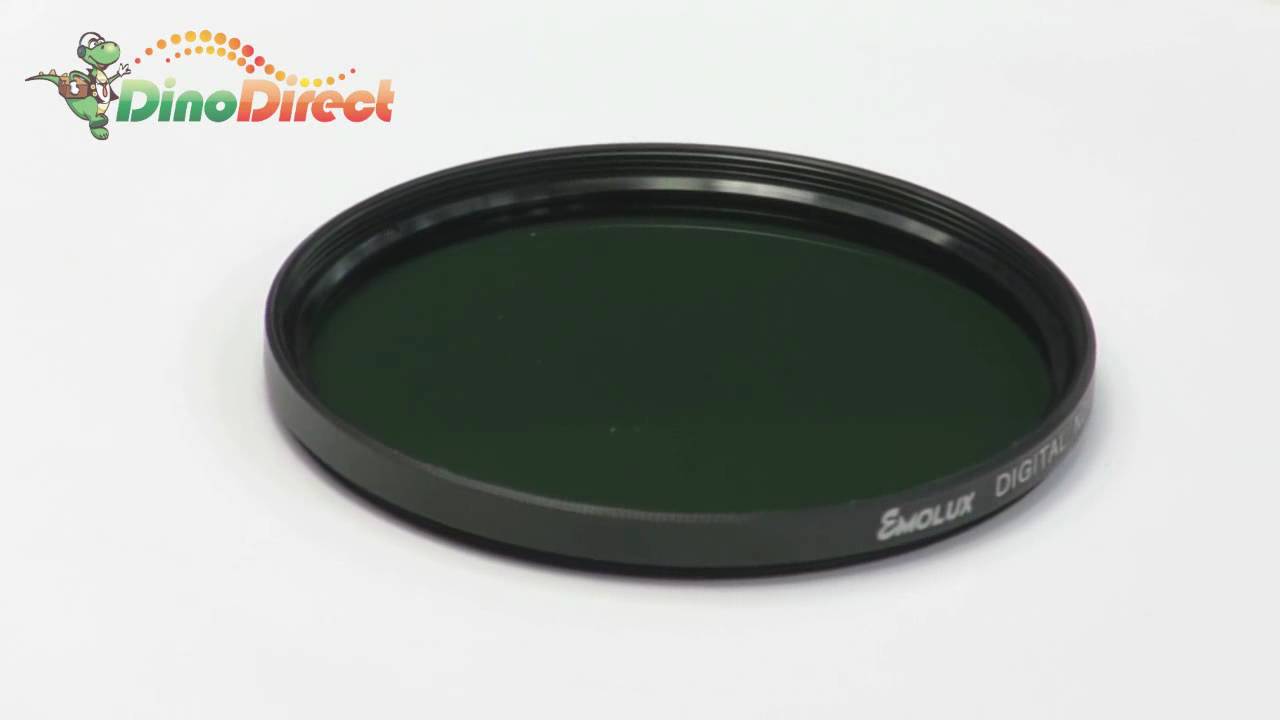 EMOLUX 72mm Neutral Density ND4 Filter for Digital Camera