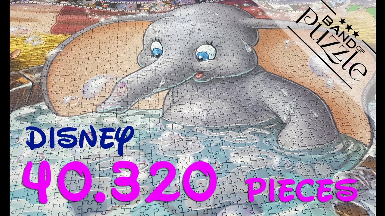 40.320 Pieces World Record Puzzle Timelapse | Ravensburger & Disney | Dumbo