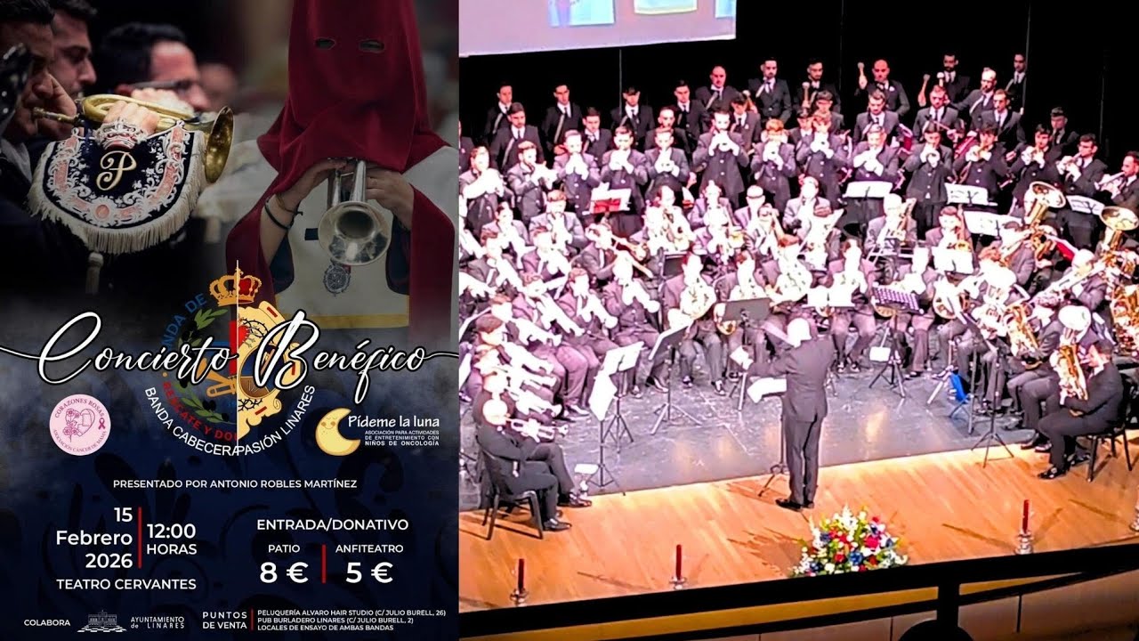 GLORIOSA RESURRECCIÓN - PASIÓN DE LINARES (CONCIERTO BENÉFICO).  LINARES 2026.