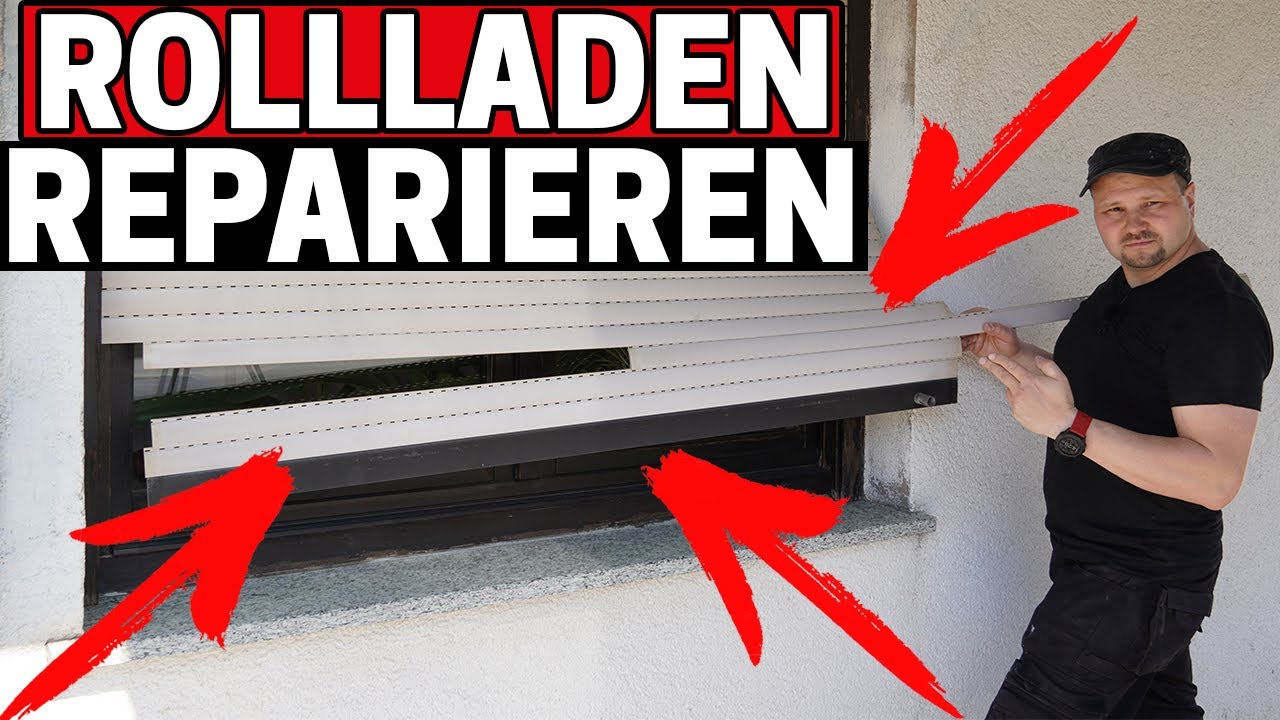 Rolladen Lamellen austauschen ohne ausbauen - so geht`s