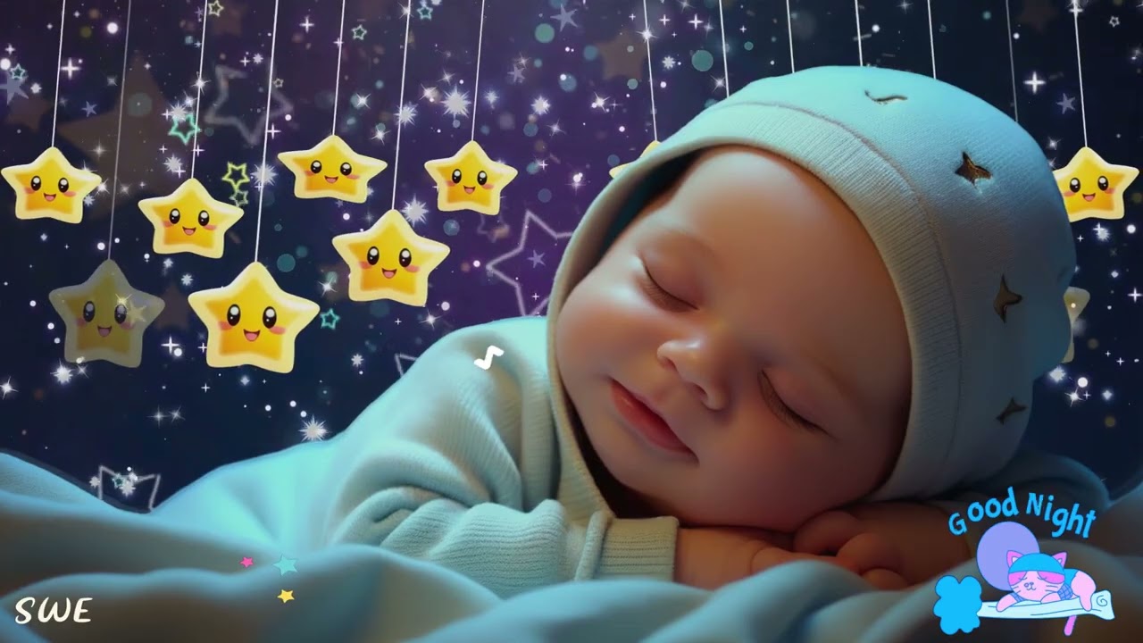 Baby Drift to Sleep 💖 3 Minutes Instant Calm 🌙 Gentle Mozart & Brahms Lullabies 🎶