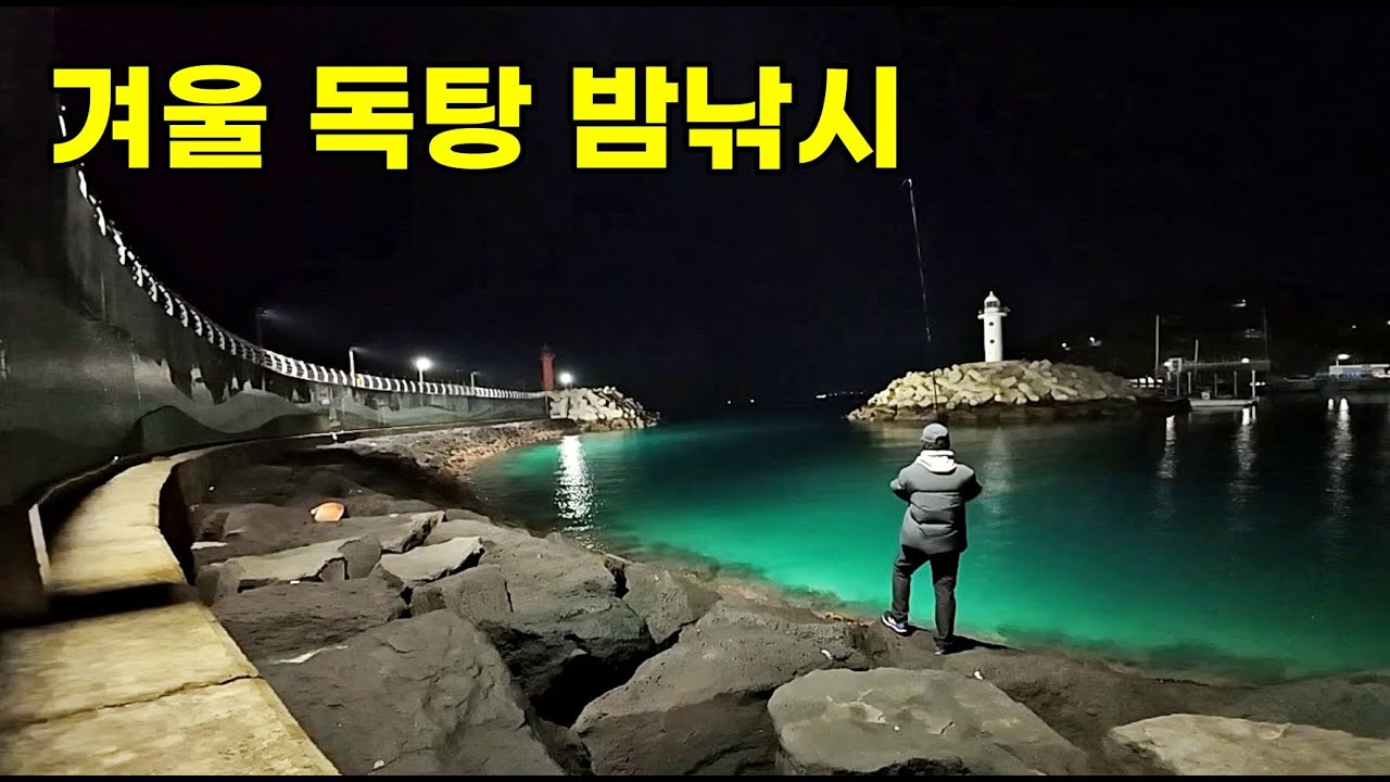 제주도 도두항 밤낚시 #제주도 #루어낚시 #낚시 #바다 #에깅 #무늬오징어 #도두항 #제주도낚시
