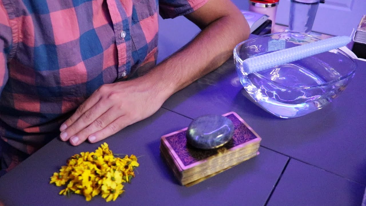 Pick a Flower, Tarot, and Candle Wax Reading (ASMR)