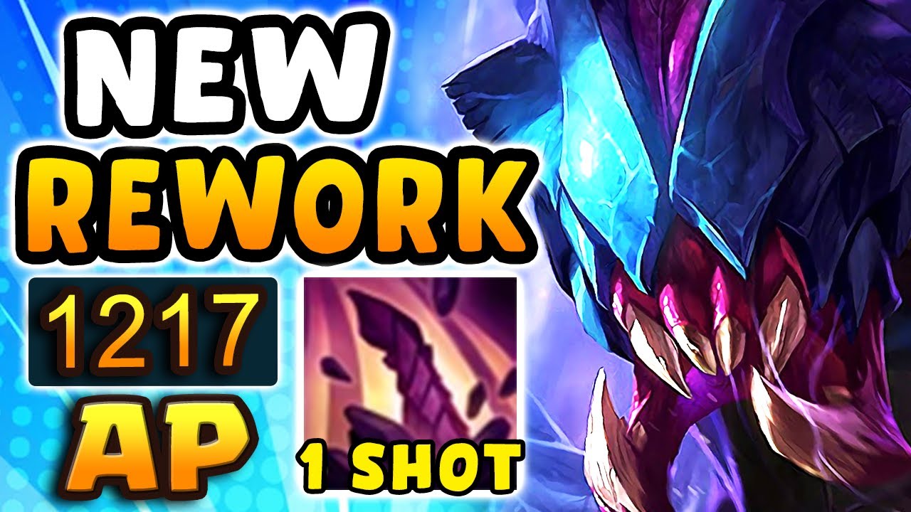 New 1200+ AP Rek'sai Rework makes the knock-up an AOE ONE SHOT!