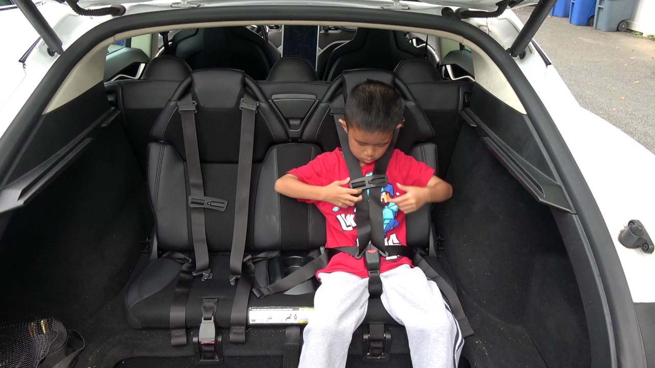 Tesla Model S Trunk - Rear Facing Jump Seats - Third Row