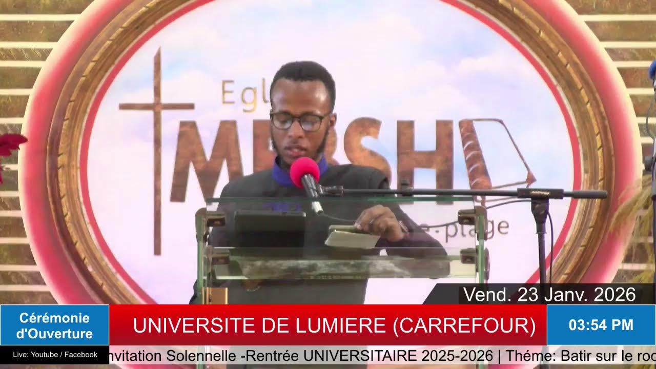 Cérémonie d'Ouverture | Invitation Solennelle -Rentrée UNIVERSITAIRE 2025-2026 | Vend. 23 Jan. 2026|