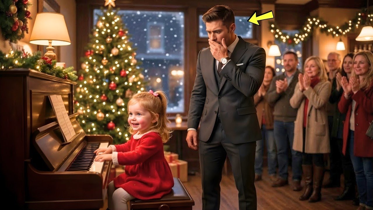 “Sir… I Learned This Song From My Mommy.” The Little Girl Played the Piano—And the Lonely CEO Froze