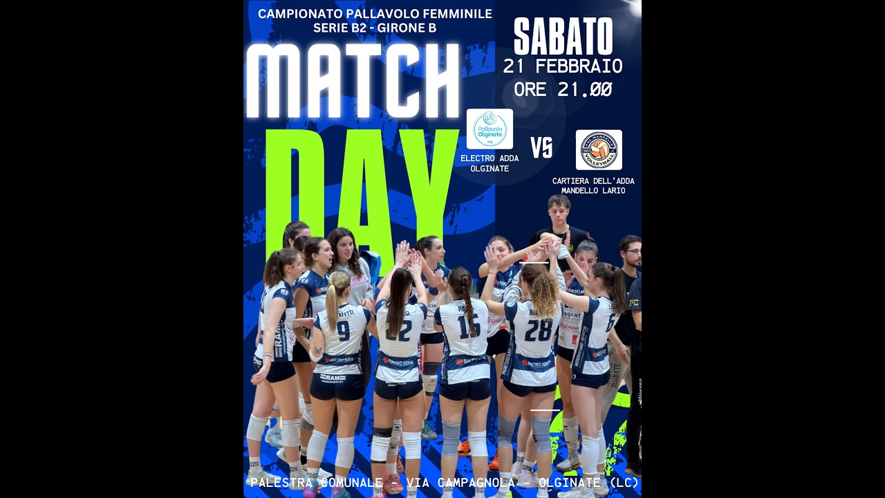 B2 - ELECTRO ADDA OLGINATE  🆚 CARTIERA dell'ADDA MANDELLO