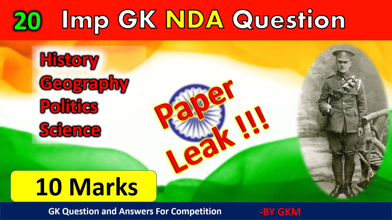 20 Asked NDA Questions | Nda Imp Gk Questions | NDA 2023 gk | 20 imp gk questions 2022 | English gk