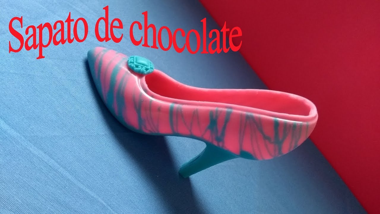 Sapato PERSONALIZADO de chocolate para topo de bolo