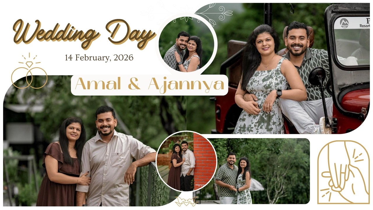 Amal & Ajannya  || Wedding Day