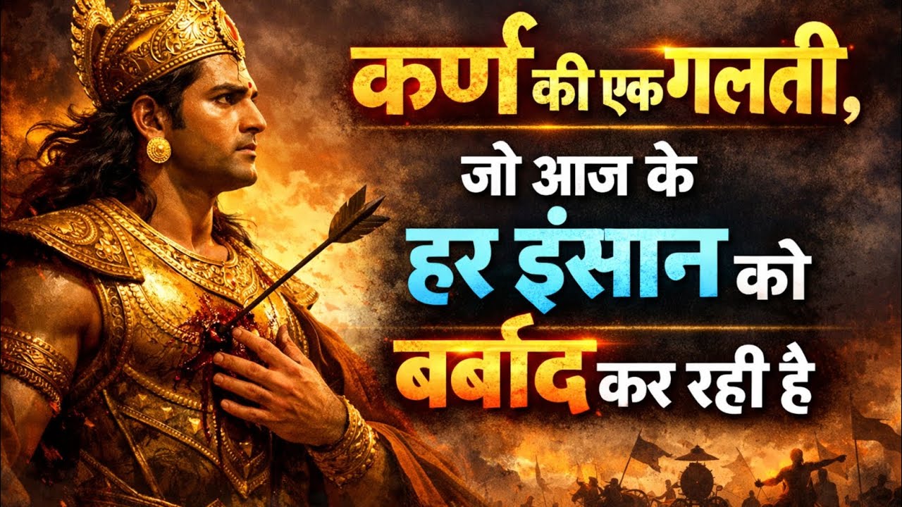 🔴 कर्ण की एक गलती, जो आज के हर इंसान को बर्बाद कर रही है |#motivational kahani 2026,#divya sutra x
