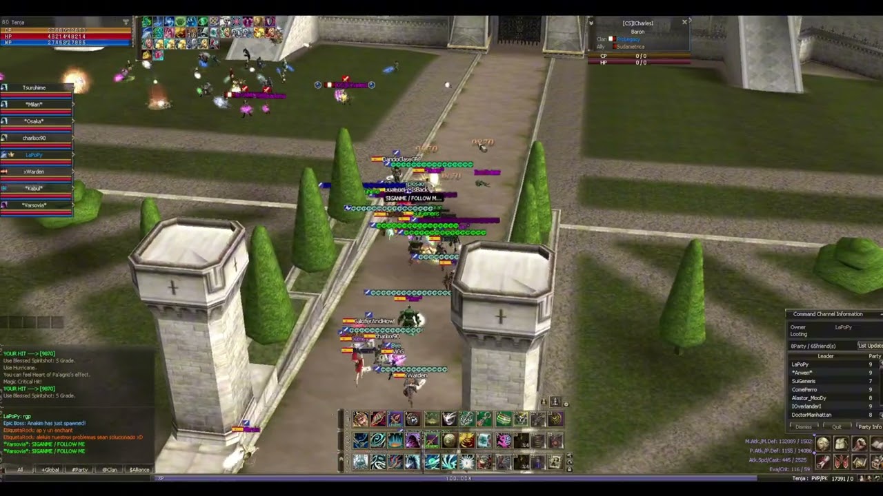 L2 elite Toxic Team Evento Siege/Boss 17/08