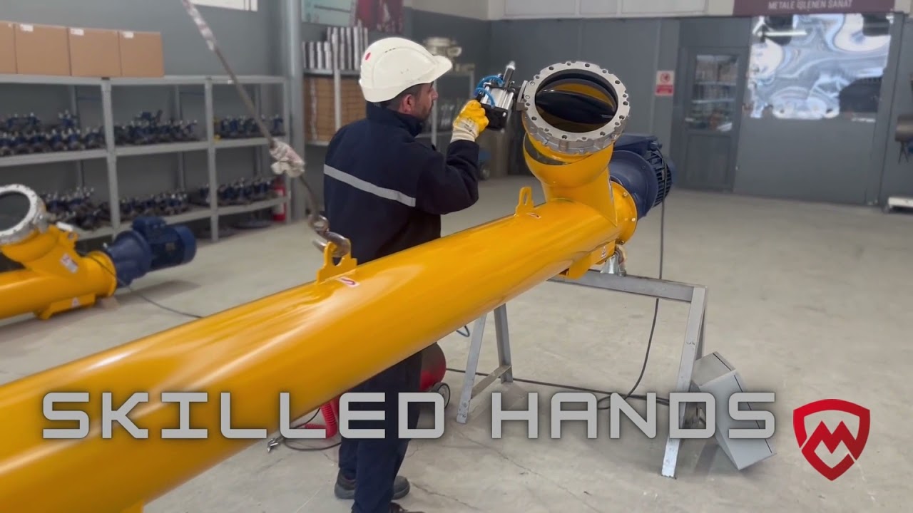 MEGATECH Helezon konvey&ouml;r imalatı / Screw conveyor manufacturer