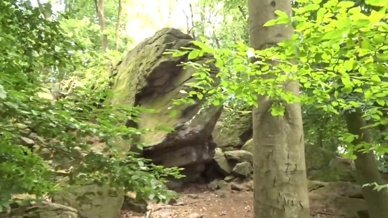 Vergessene mystische Orte im Odenwald, der Druidenstein in Böllstein