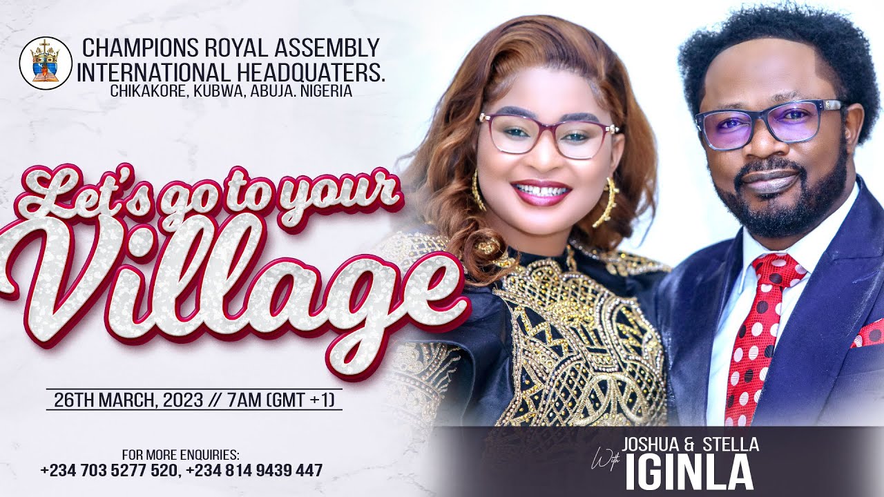 LET'S GO TO YOUR VILLAGE SUNDAY LIVE SUNDAY SERVICE WITH JOSHUA IGINLA