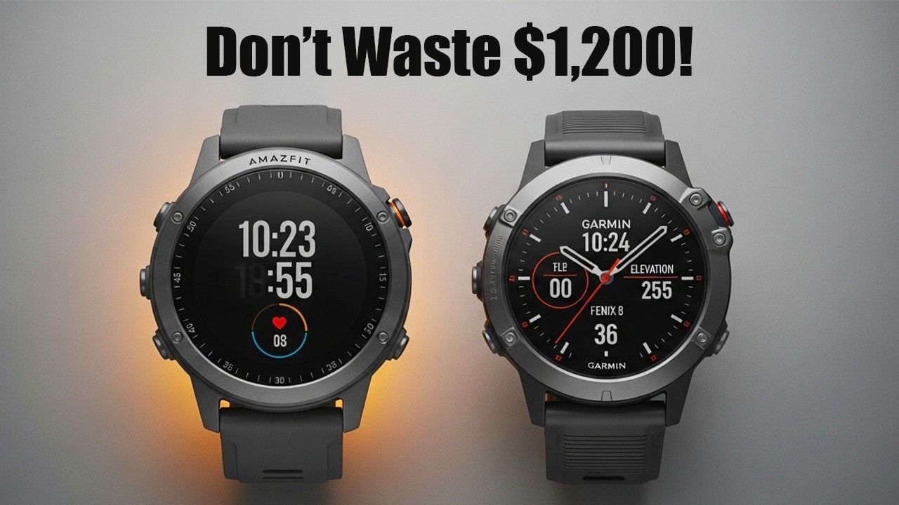 The $2,000 Smartwatch SCAM? Amazfit T-Rex 3 Pro vs Garmin Fenix 8 Pro!