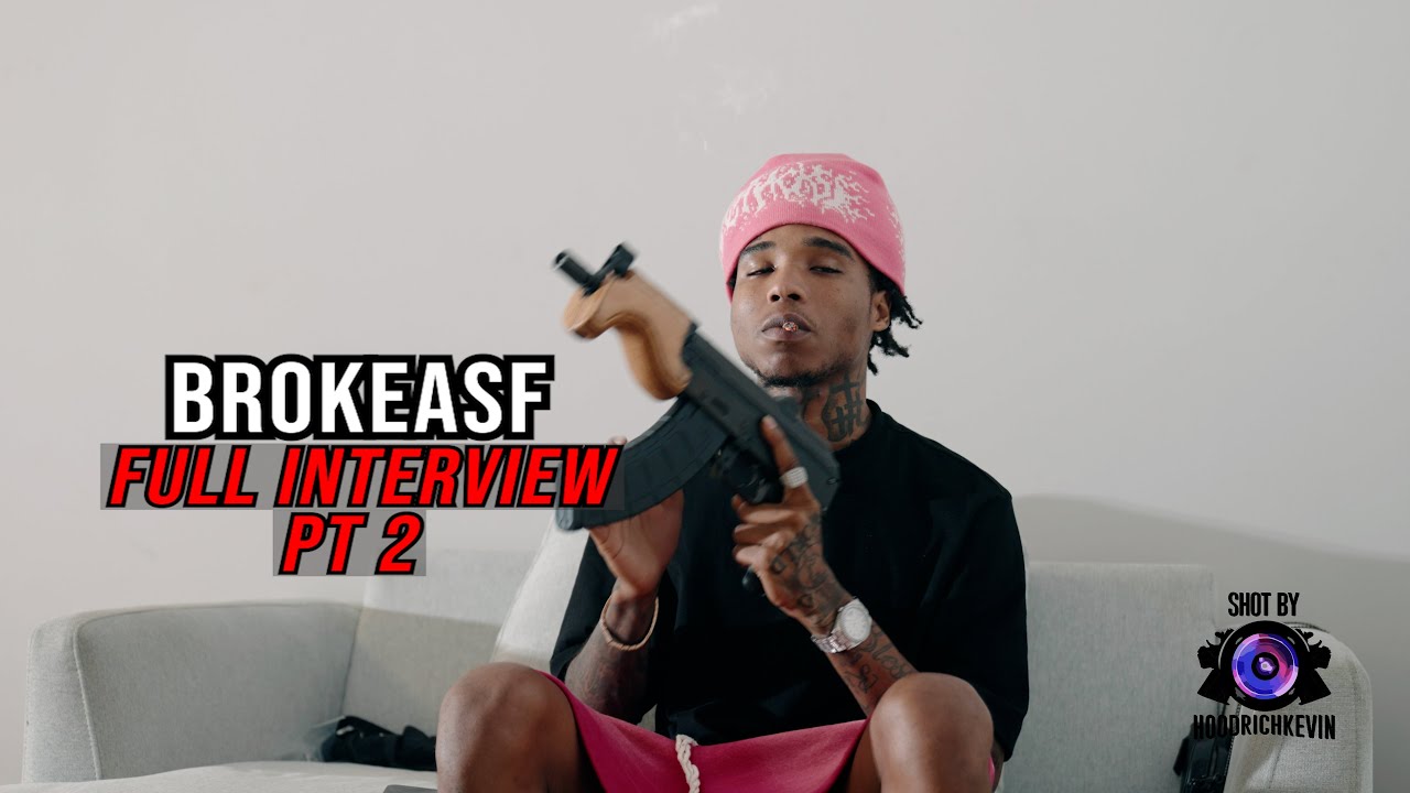 BROKEASF Passes Out Pulls Gun on Interview, 20 Kids, STDS, 5 Red Flags, Getting Shot, Sexyy Red PT 2