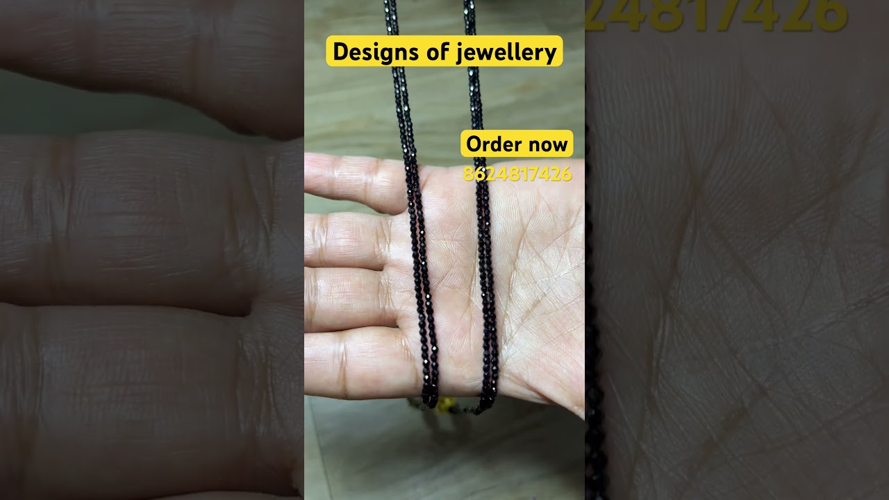 Crystal mangalsutra #viral #jewellery #mangalsuthra #mangalsutradesign #gold #fashion
