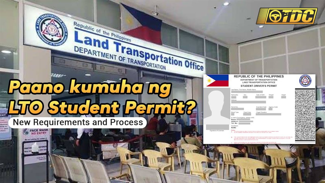 LTO STUDENT PERMIT | Paano kumuha? Ano ang requirements?