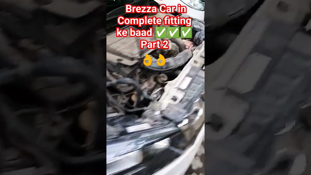 # Car Ac & Complete fitting in Maruti Suzuki Brezza and New Heating Fan acembeley & Car Ac Service ✅