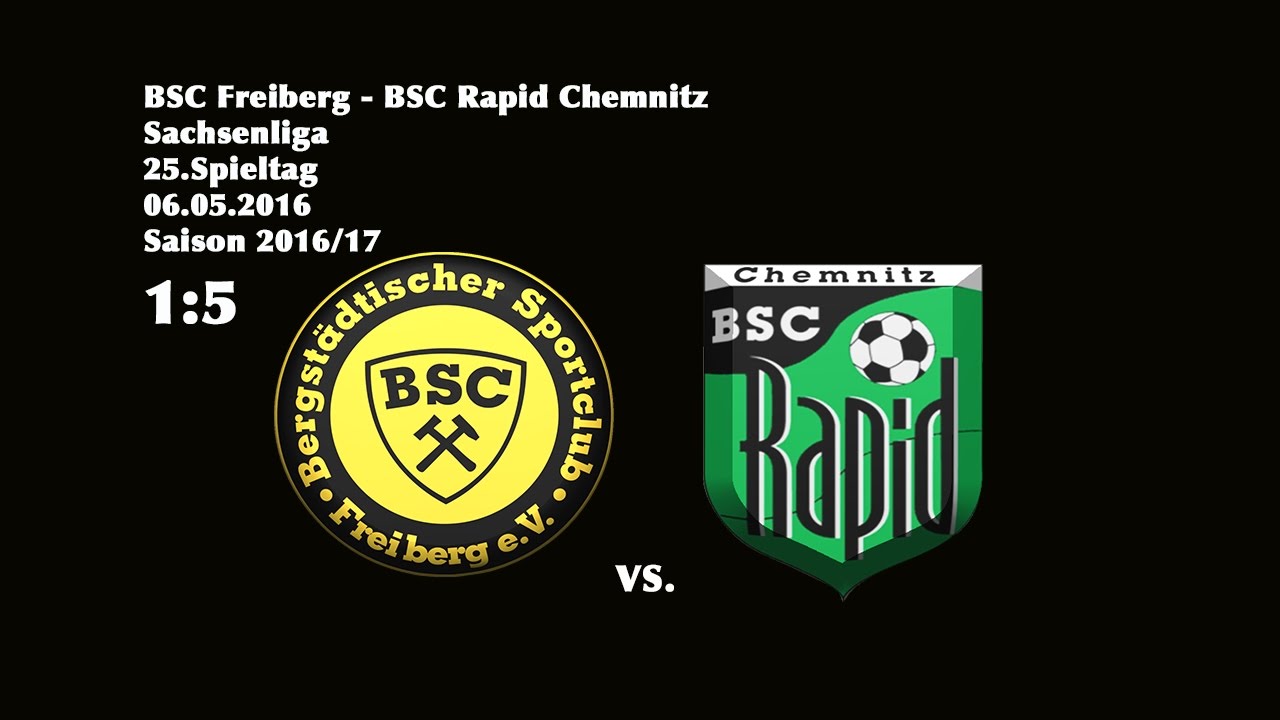 25.Spieltag /Sachsenliga - (2016/17)/BSC Freiberg - BSC Rapid Chemnitz  1:5