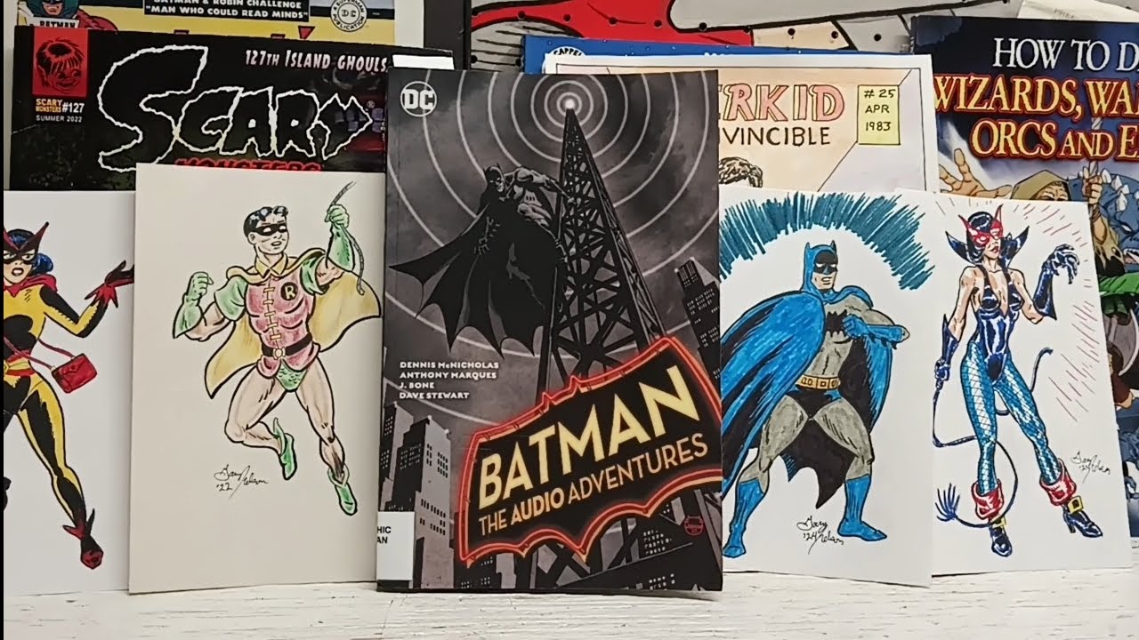 EP 2018 Batman: the Audio Adventures GN, 2023 by Dennis McNicholas, Anthony Marques, et al.