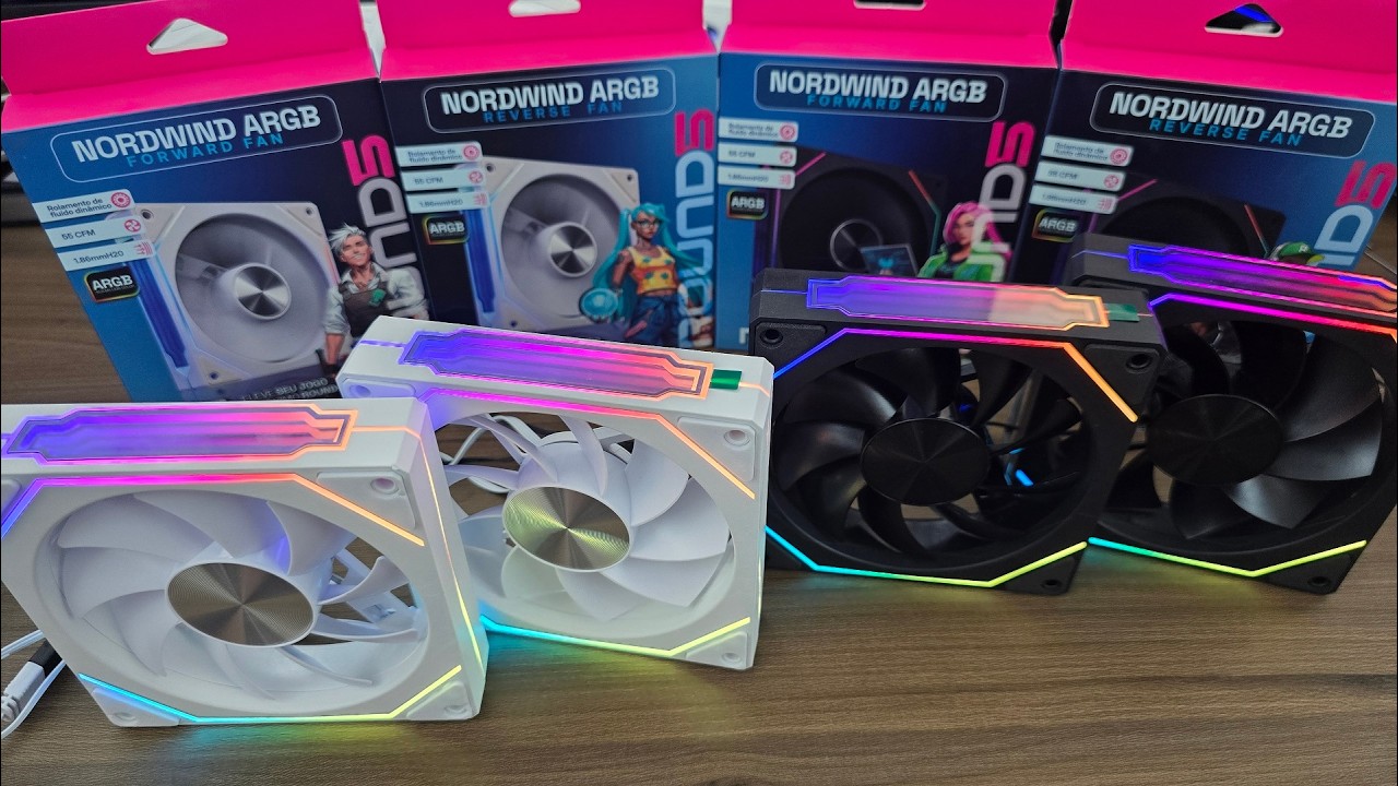 Review nova FAN NORDWIND ROUND5: Reverse/Forward + Controladora
