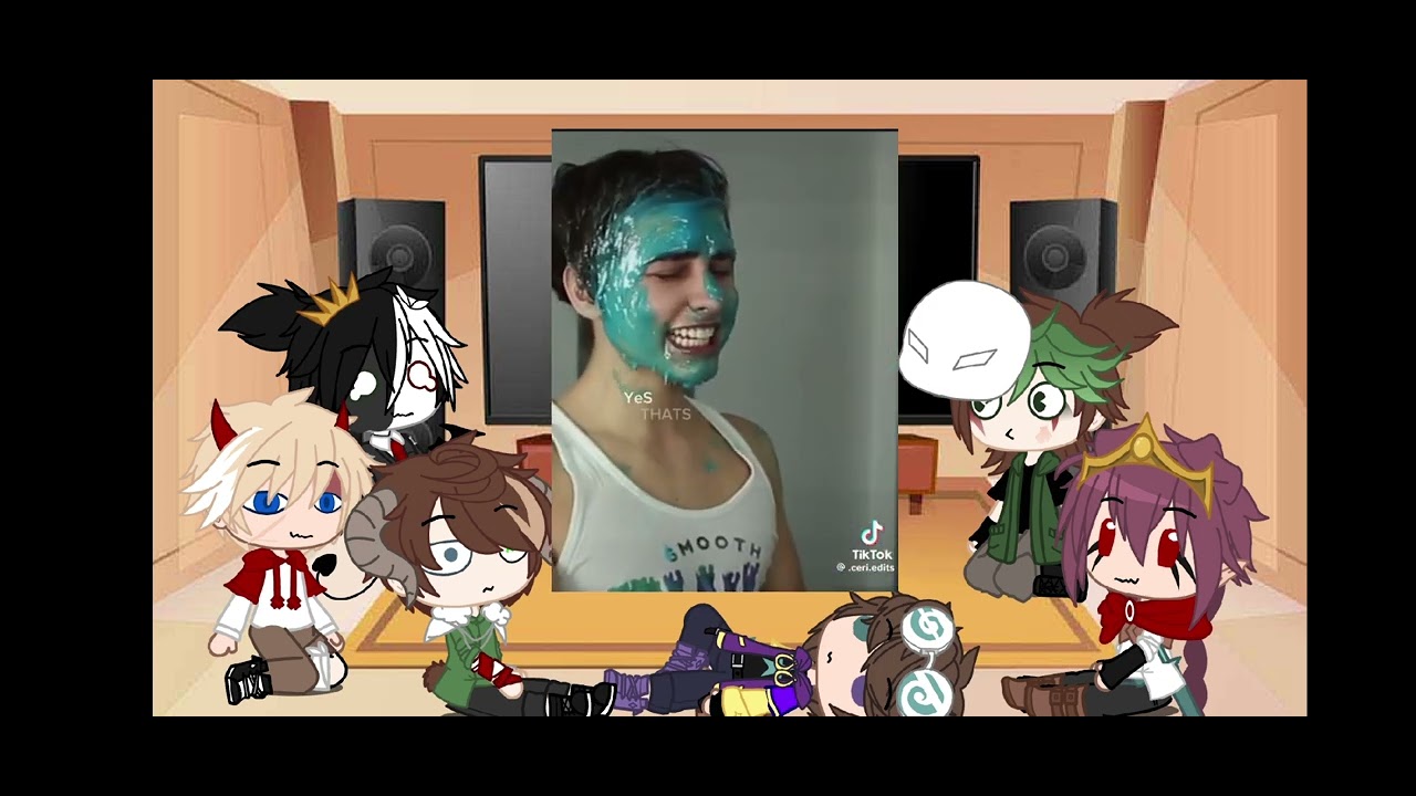 Dsmp react to Male YN as Sam and quackity as Colby