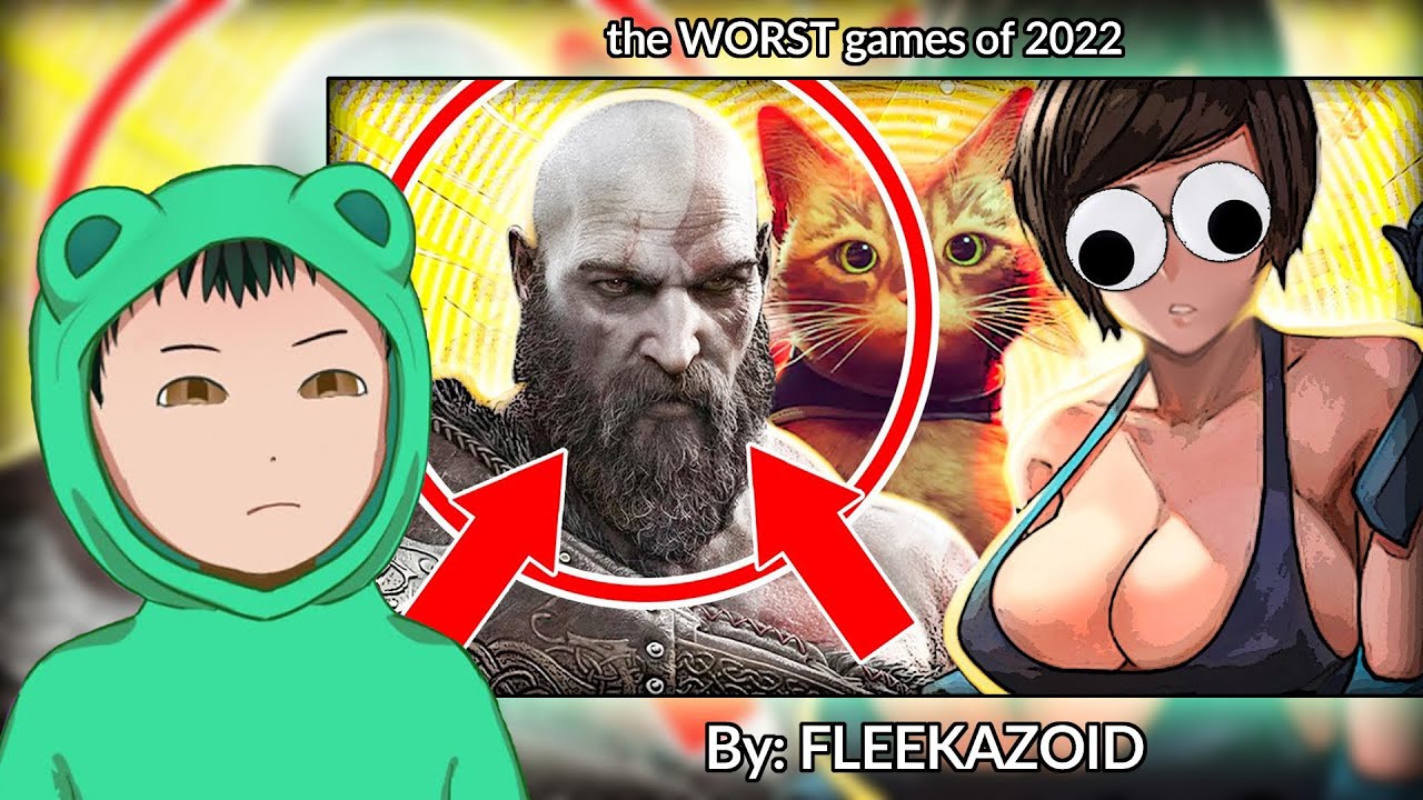 Реакция на «ХУДШИЕ игры 2022 года» от @FLEEKAZOID