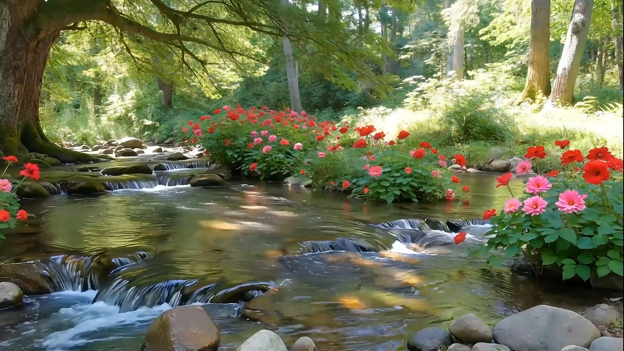Sacred Heaven-Like River Flowing Calmly to Create Inner Harmony and Restore Deep Healing Sleep