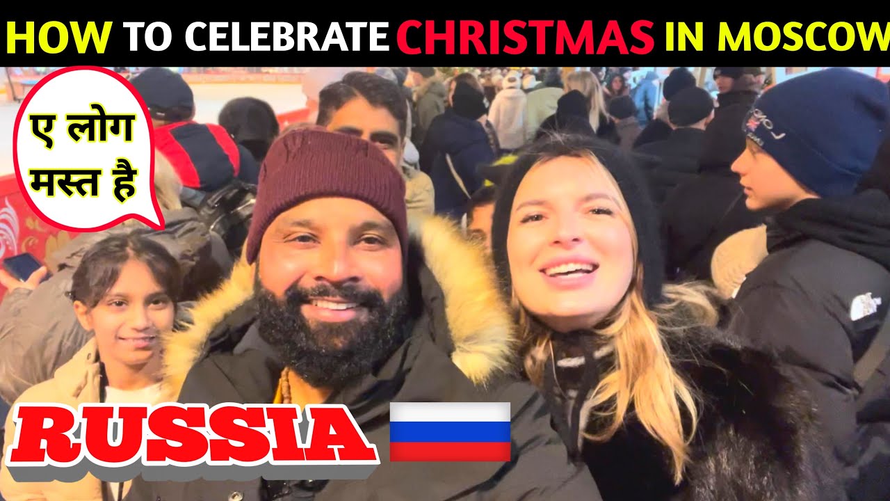 MOSCOW CHRISTMAS LIGHTS | RUSSIAN CHRISTMAS | CHRISTMAS IN RUSSIA
