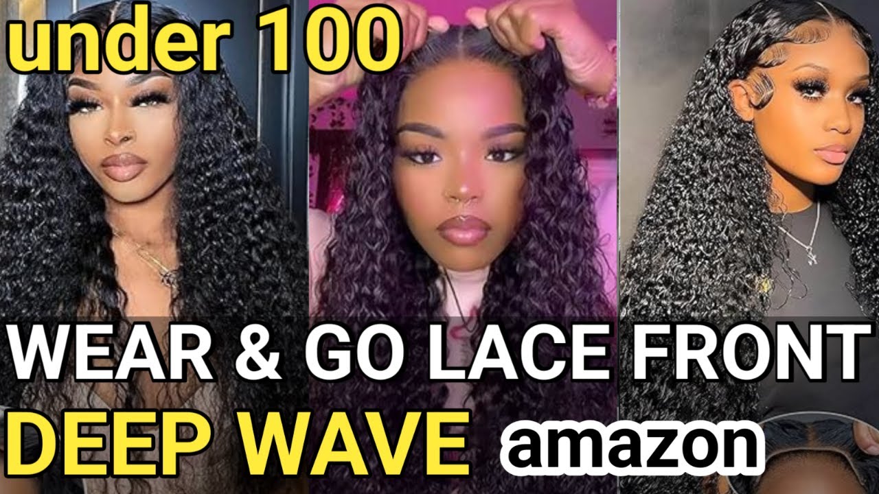 🔥AMAZON BEST WEAR & GO DEEP WAVE HUMAN HAIR LACE FRONT WIGS UNDER 100 | LACE WIG COMPILATION 2025