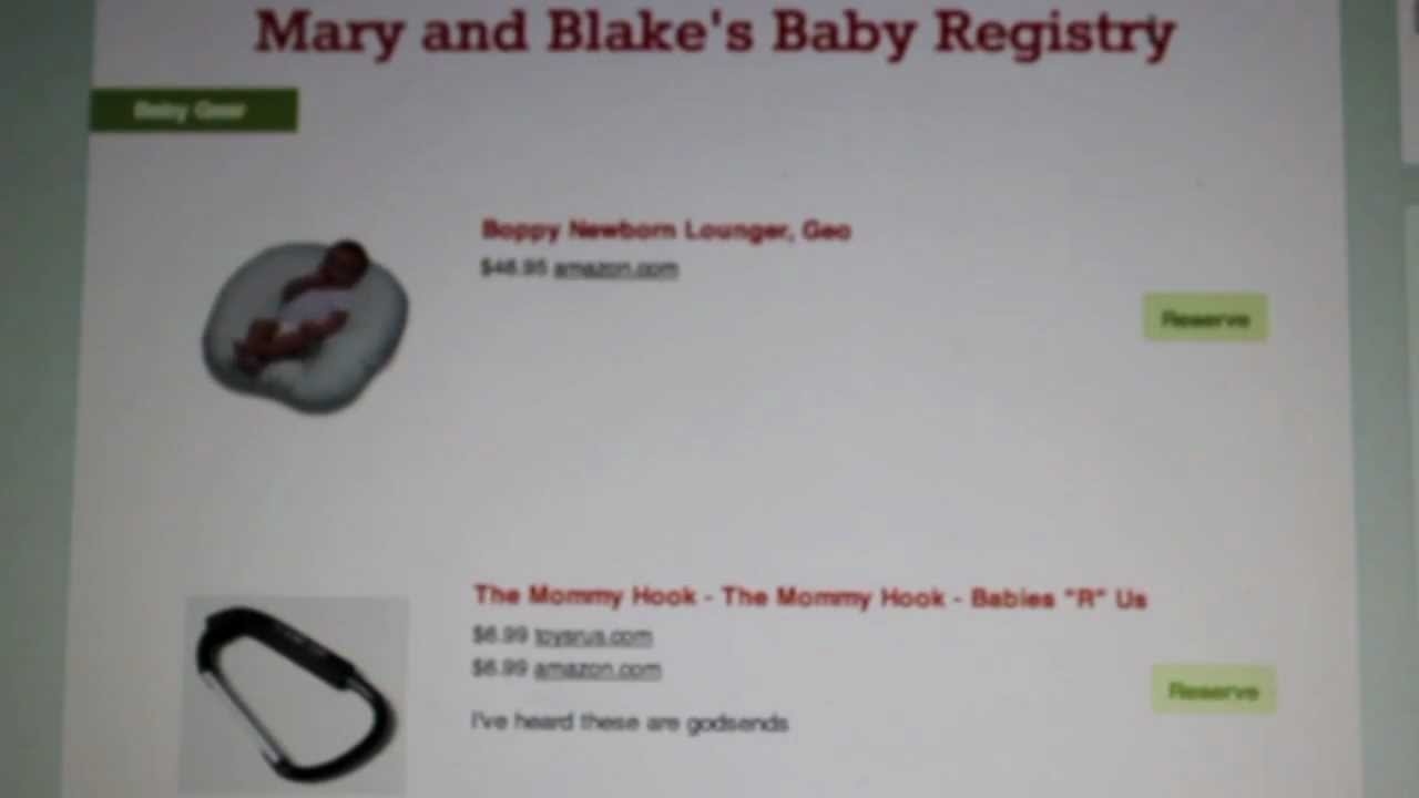 How to use Babylist Online Baby Registry
