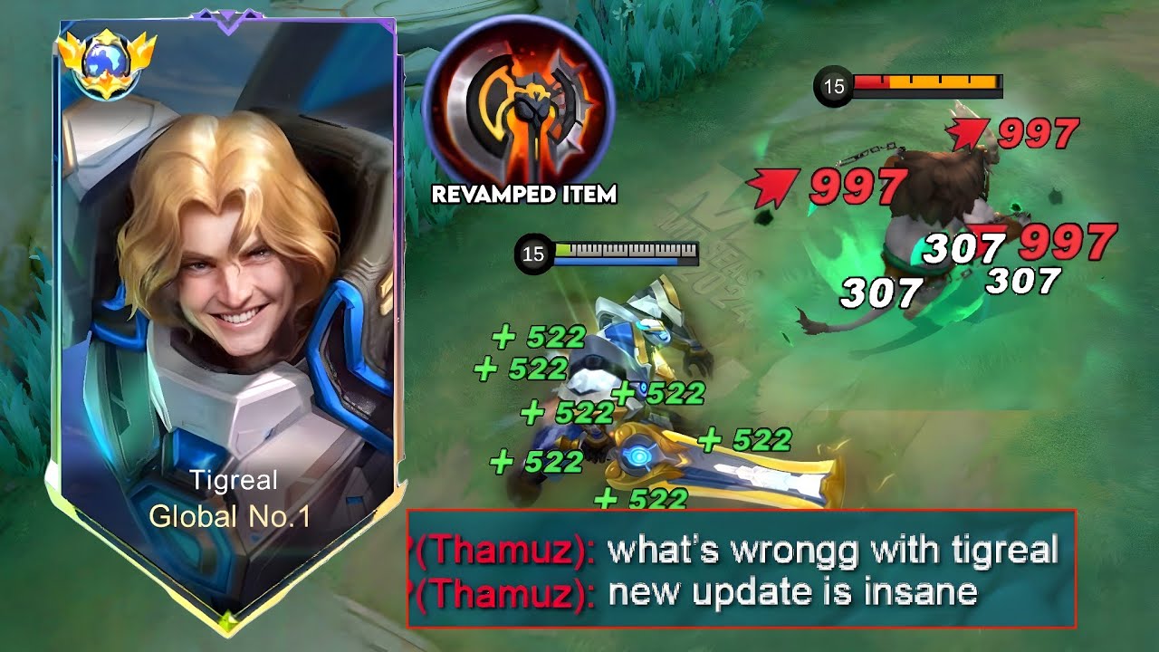 НОВОЕ ОБНОВЛЕНИЕ TIGREAL DAMAGE BUILD 2024!! (попробуйте пожалуйста!!) 🔥