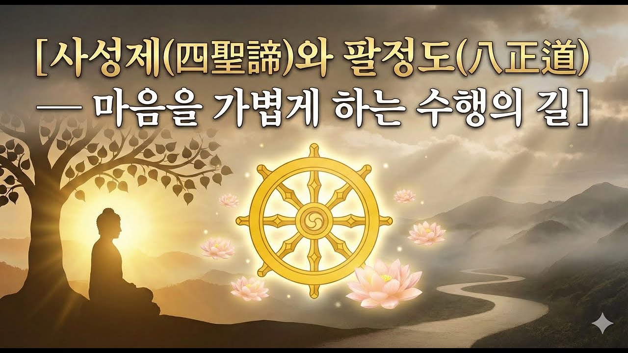 [수요법문] 불교의 사성제와 팔정도: 마음을 가볍게 하는 수행의 길 #수요법문 #불교 #불교공부 #명언 #좋은글 #불교지혜