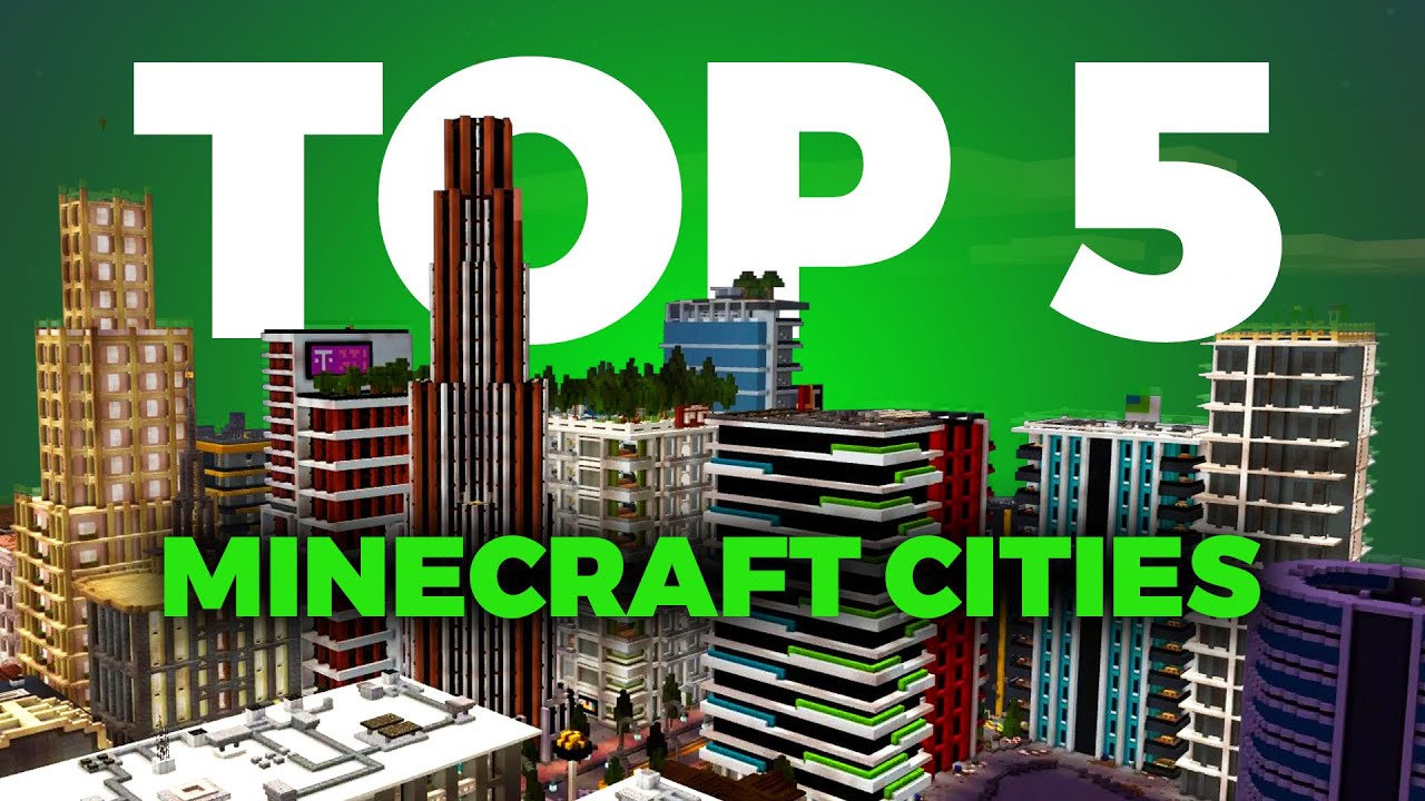 TOP 5 MINECRAFT CITIES! [Flush City Community Showcase]