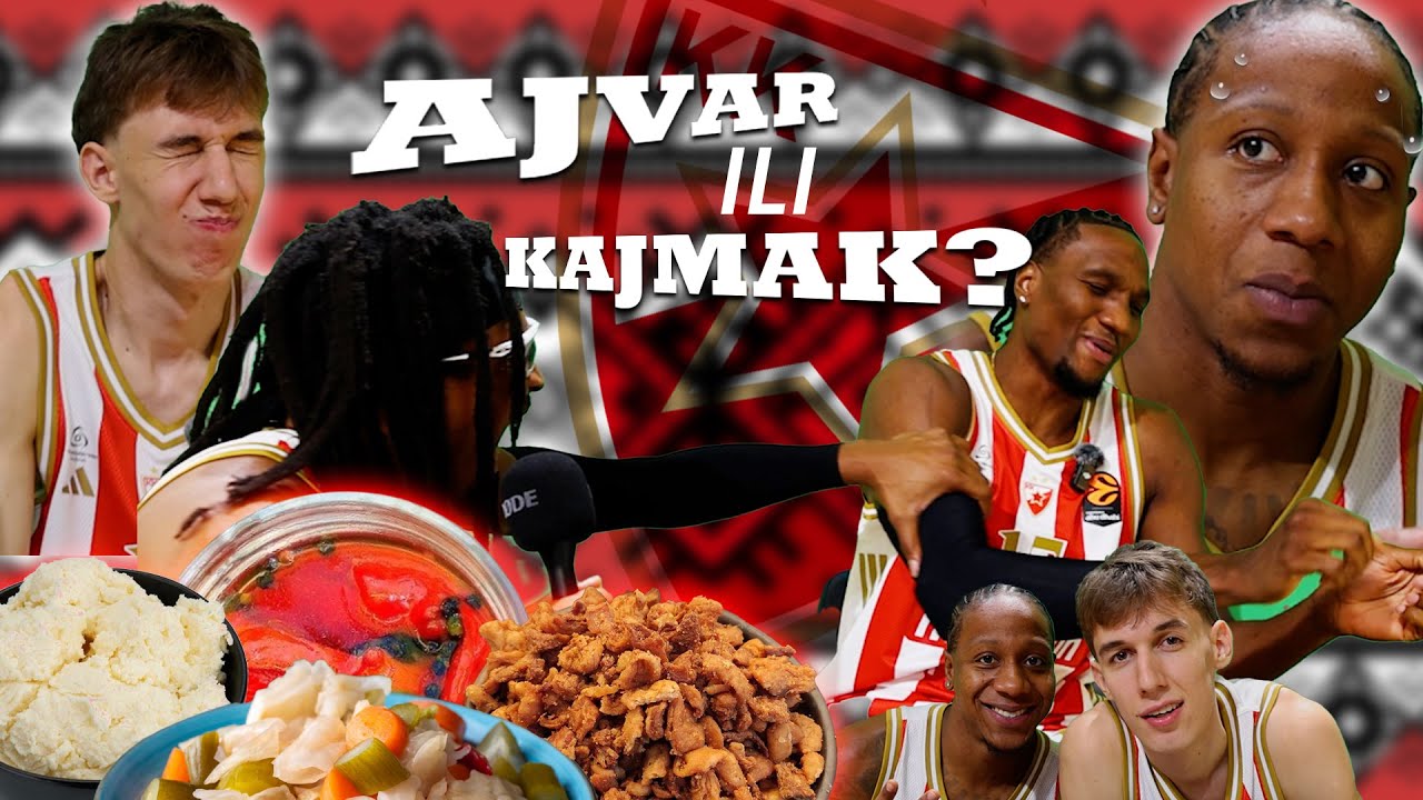 Košarkaši Crvene zvezde probaju srpske specijalitete prvi put: Ovako su ocenili našu hranu