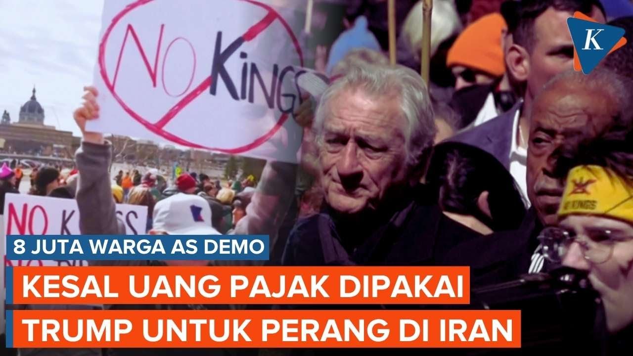 Восемь миллионов американцев вышли на протест, осуждая нападение Трампа на Иран и использование с...