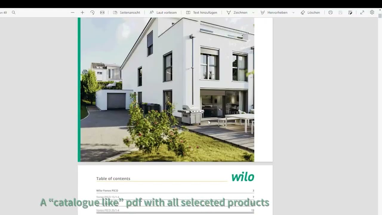 Wilo online catalogus - stel uw persoonlijke catalogus samen