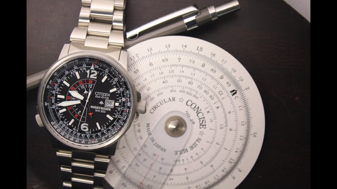 Citizen Pro Master Nighthawk: GMT and Slide Rule Pilot Disappointment?