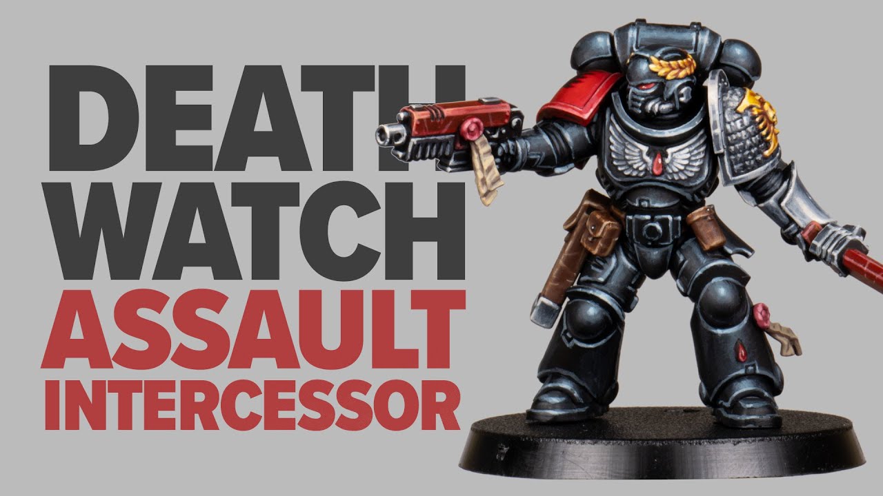 Painting Deathwatch Assault Intercessor
