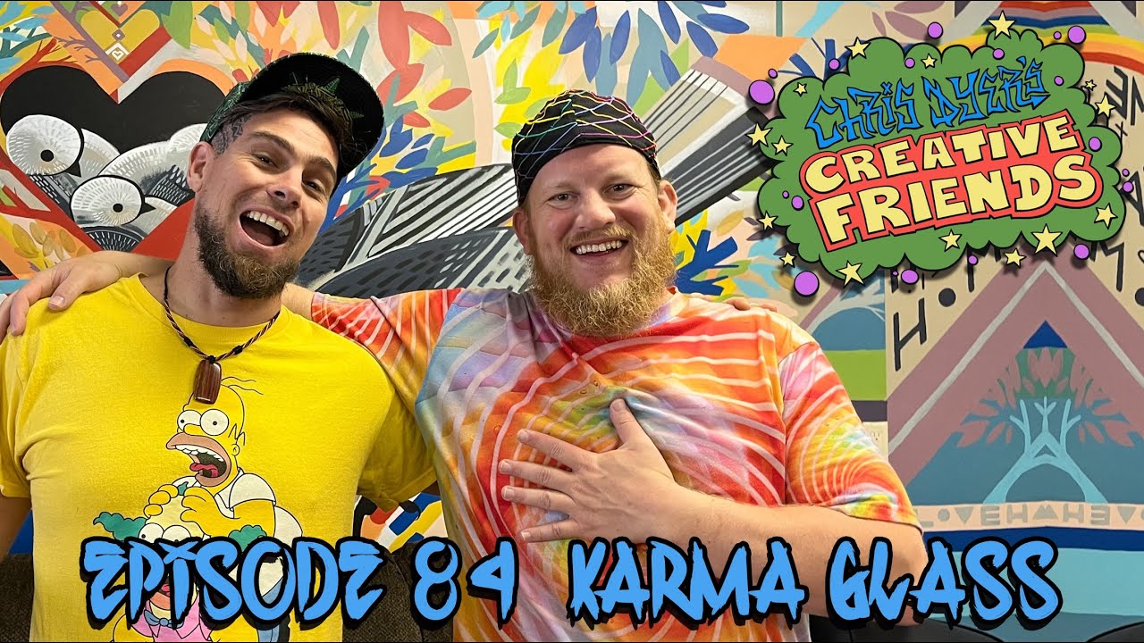 Creative Friends Podcast # 84 - Karma Glass  (Glass Blower)