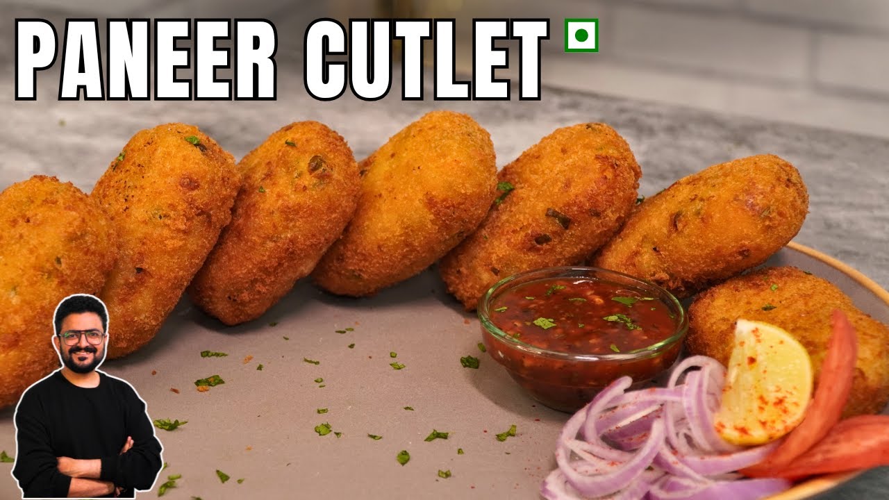 Crispy Paneer Cutlet | HI PROTEIN RECIPE | Easy Party Starter Recipe | U Kitchen