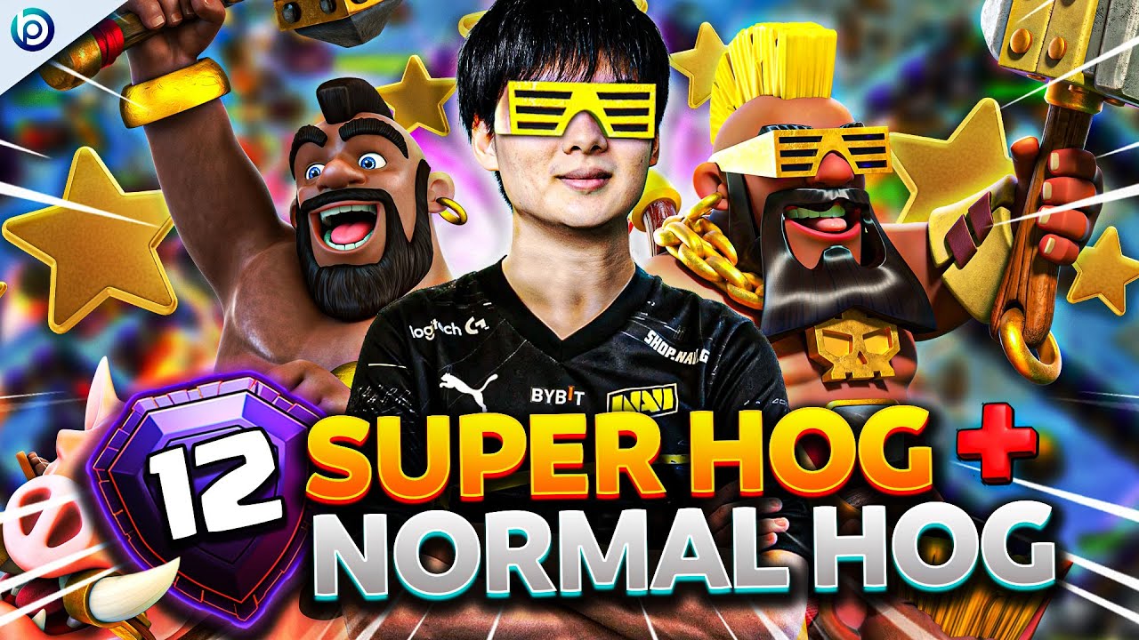 Stars BREAKS Meta with his NEW Legend League Army | Super Hogs OP | Clash of Clans Legend Attacks