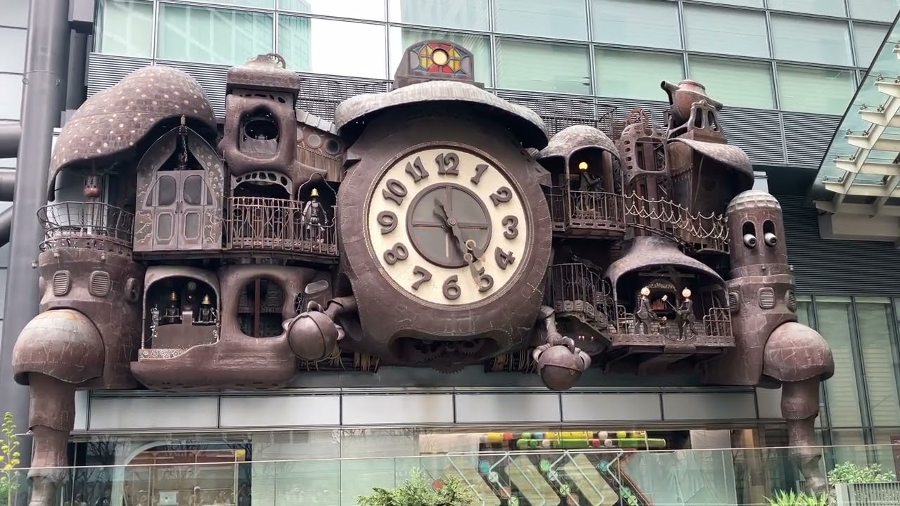 Ghibli Clock Shiodome 2024